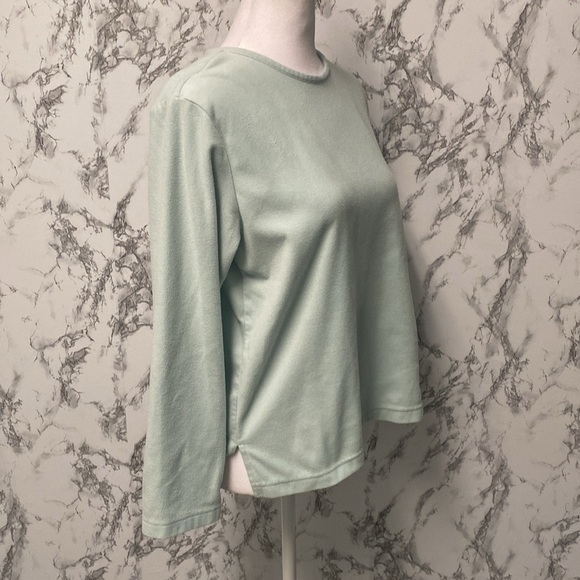 Oscar De La Renta Crew Neck Solid Sweater Size S - Picture 4 of 6